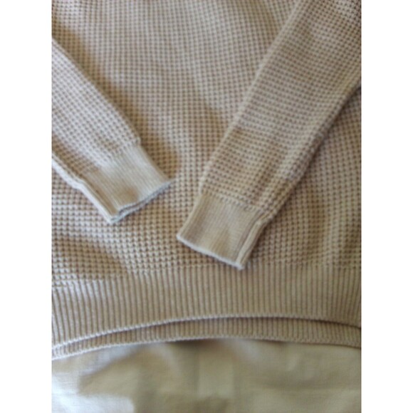 Guess Cold Shoulder Sweater Womens Beige Knit Los Angeles Top Sweater Xlarge - Picture 6 of 16